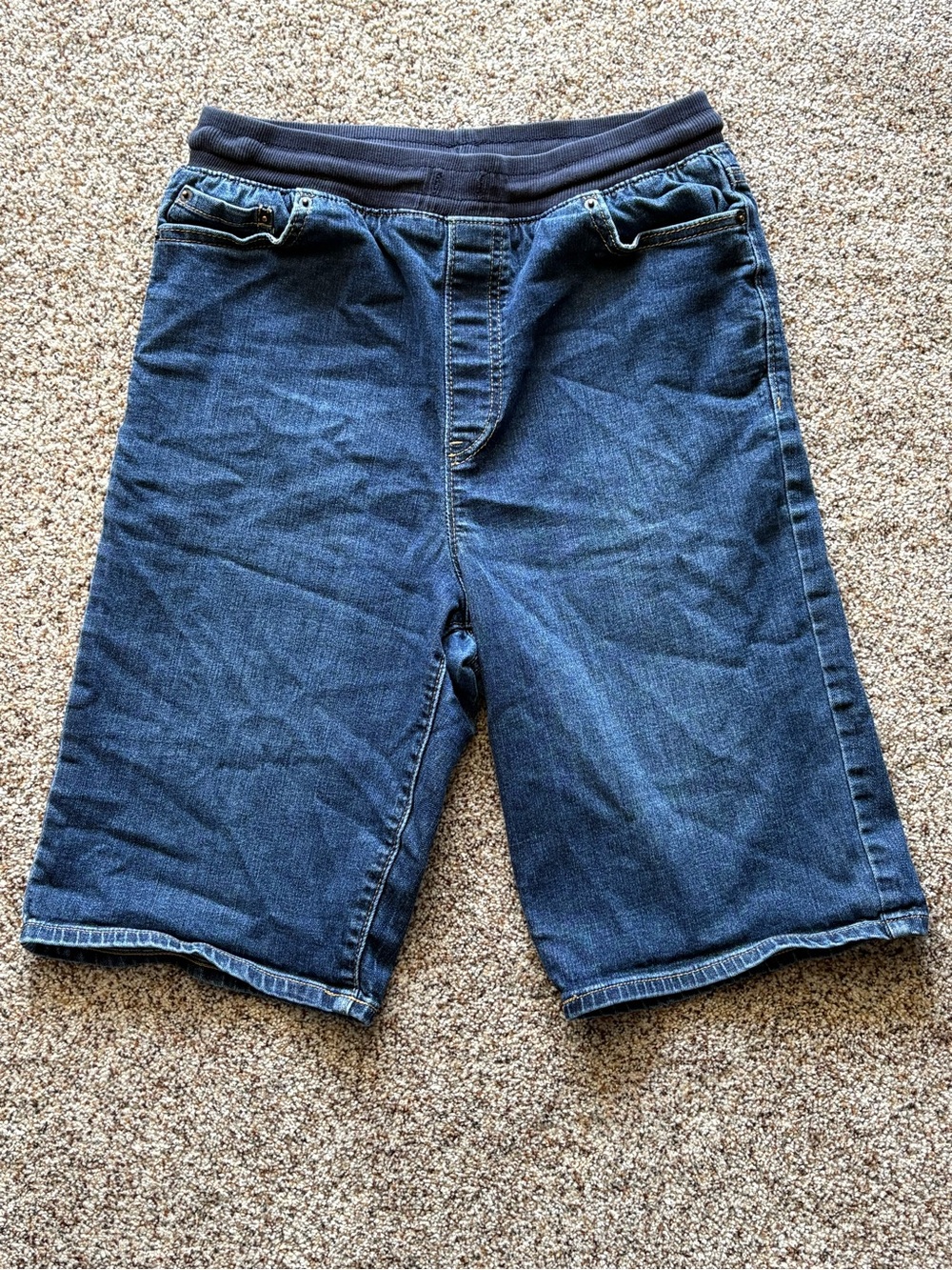 Boys urban pipeline Denim Shorts with Elastic Waist, XL